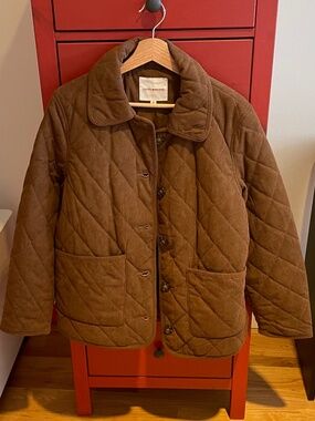 Lucky Brand Quilted Corduroy Barn Jacket Size Medium